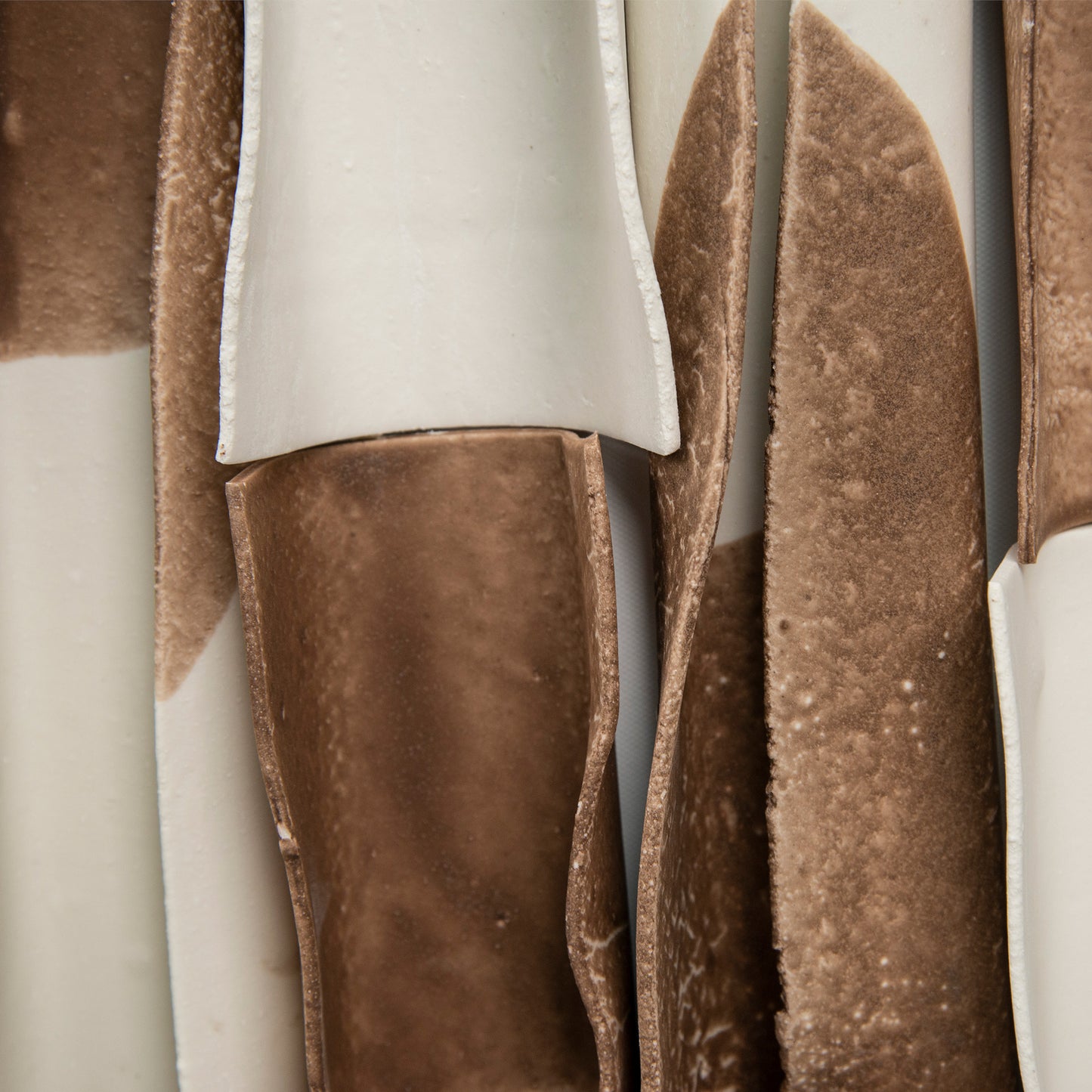 Soft pottery handmade artwork