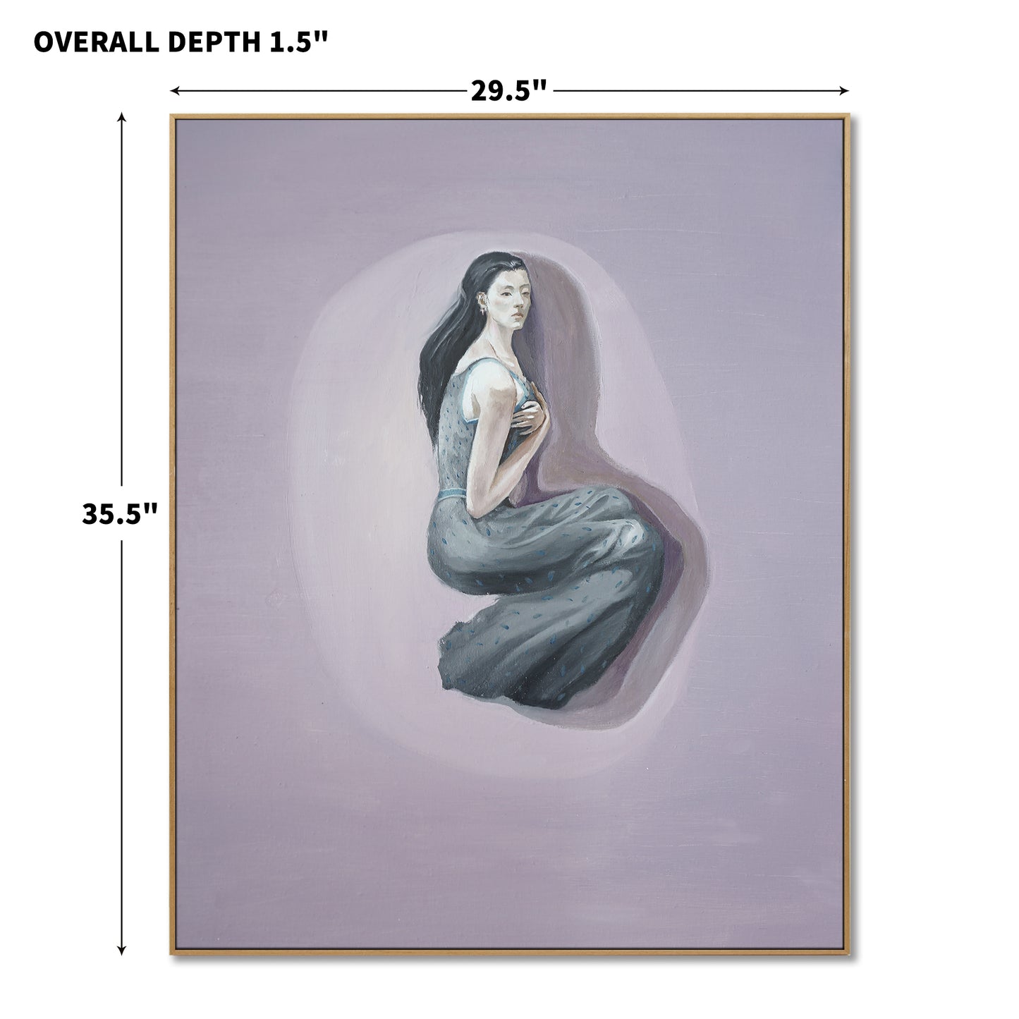 "solitary and Crowd (7)" hand-stretched canvas prints