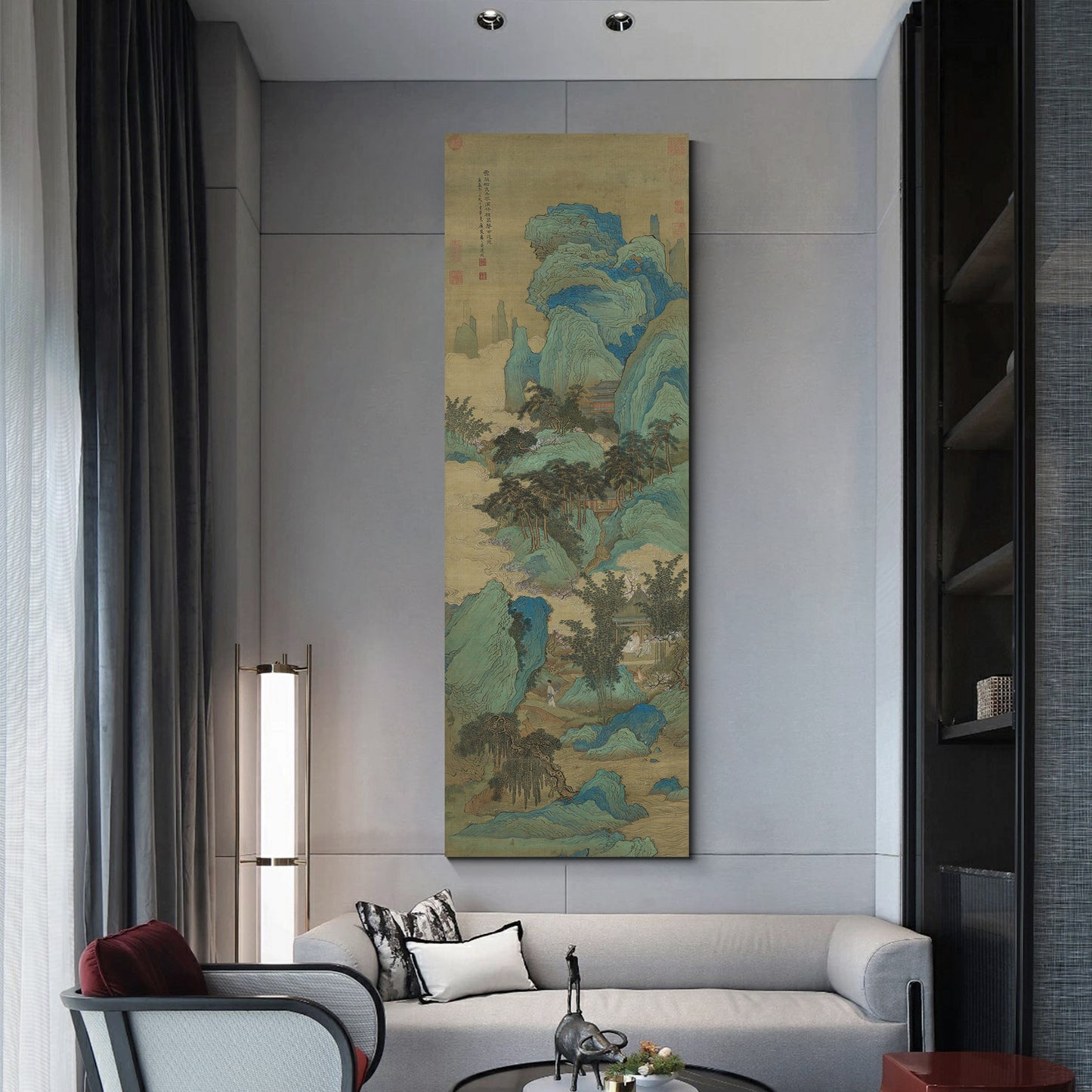 "peach orchard" Silk prints