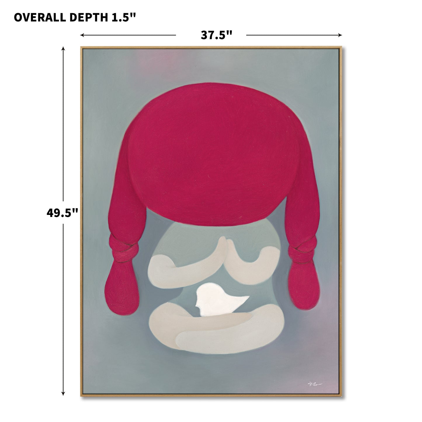 "Red Child"hand-stretched canvas framed prints