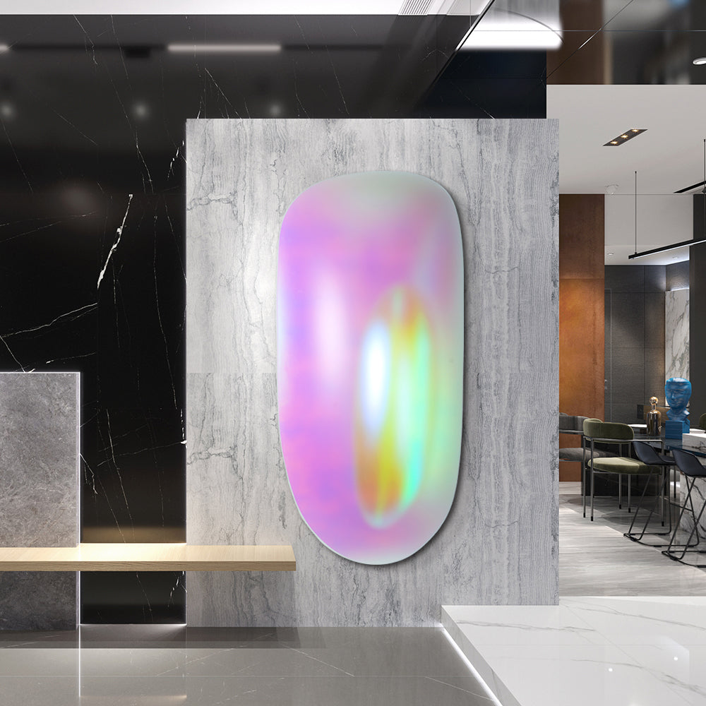 acrylic wall sculpture , 3d wall art , 3D wall decor , abstract art , curved wall object