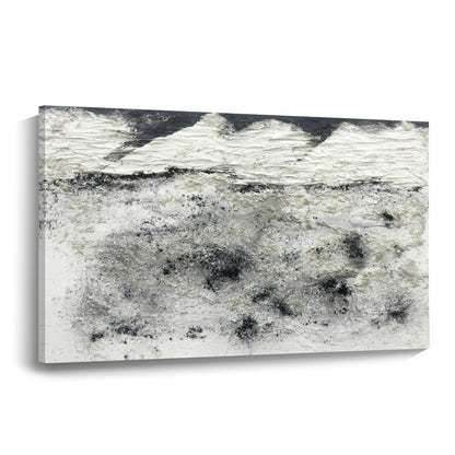 Banner modern abstract wall art, hand-painted oil painting