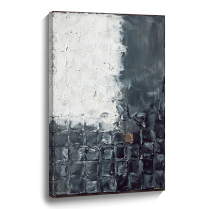Modern abstract wall art, hand-painted oil painting
