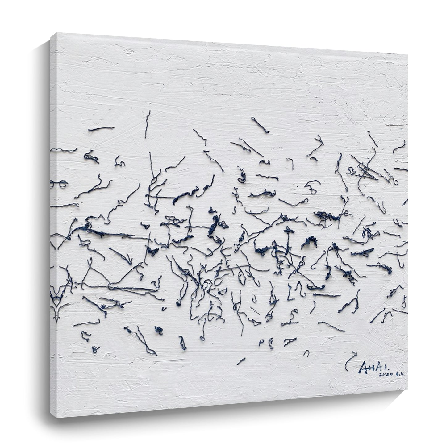 Modern abstract wall art, hand-painted oil painting