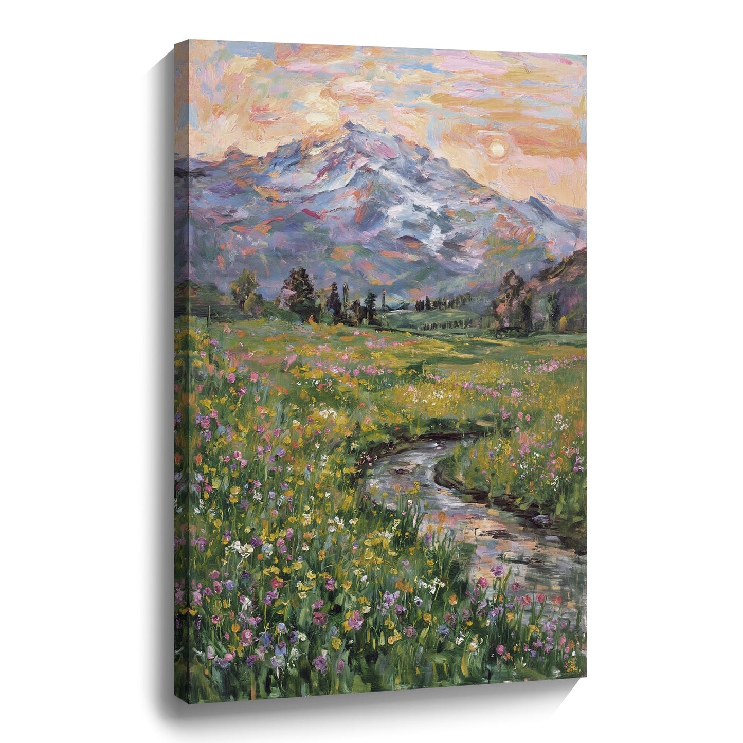 Modern abstract wall art, hand-painted oil painting