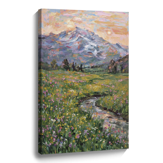 Modern abstract wall art, hand-painted oil painting