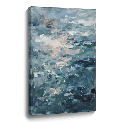 Modern abstract wall art, hand-painted oil painting