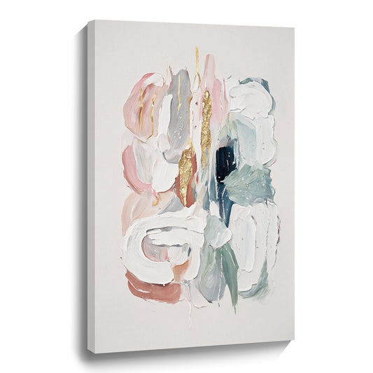 Modern abstract wall art, hand-painted oil painting