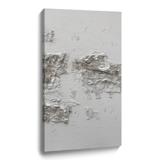 Grey+white wall art 2, hand-painted oil painting
