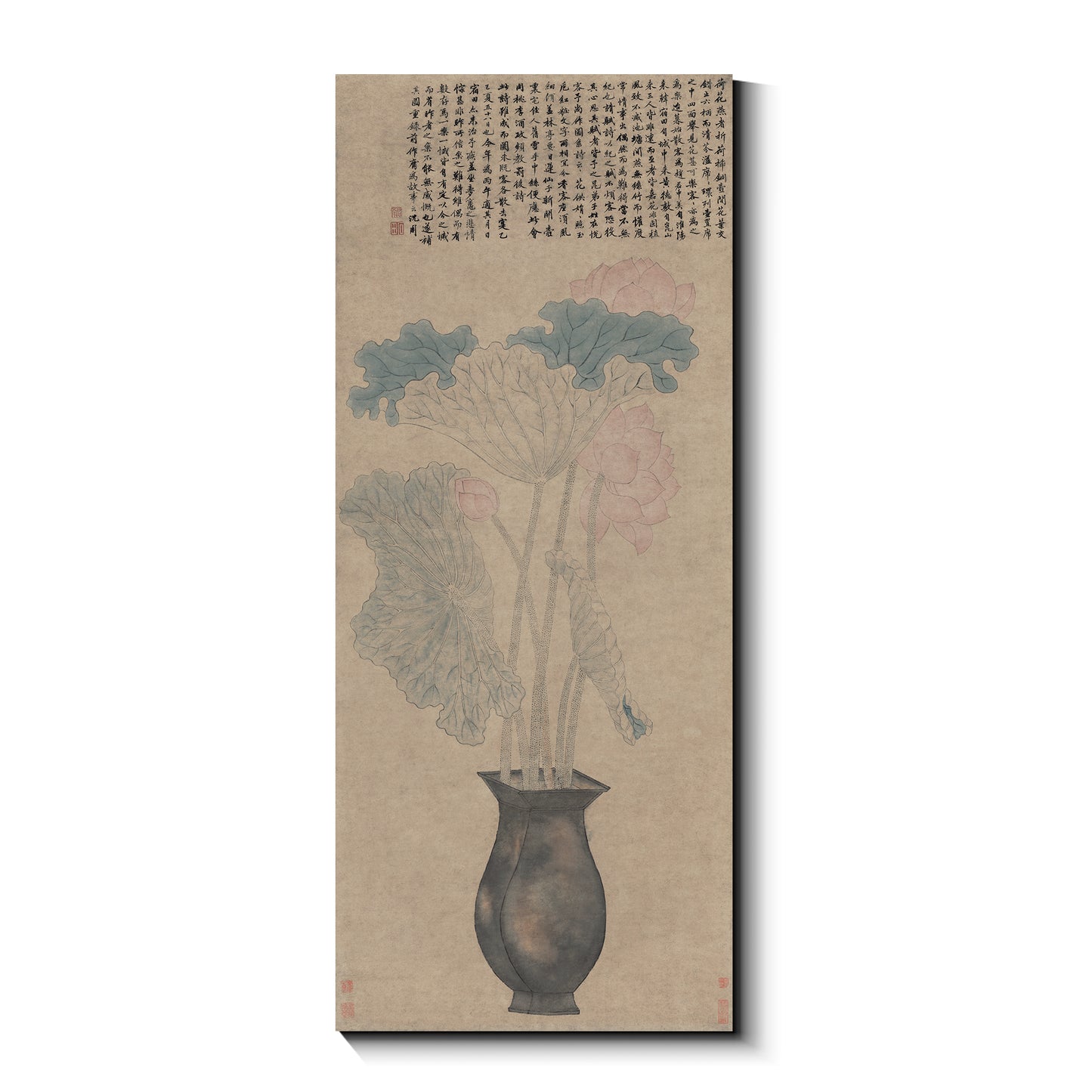 "Ink Lotus" Silk prints