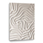 Beige Wall Sculptures, 3D Wood Wall Art, Minimalist Wall Hanging Home Décor