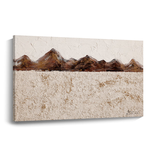 Banner modern abstract wall art, hand-painted oil painting