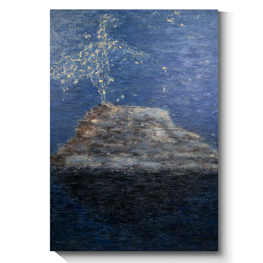 Modern abstract wall art, hand-painted oil painting