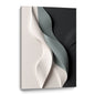 Beige, black, and dark greenWall Sculptures, 3D Wood Wall Art, Minimalist Wall Hanging Home Decor