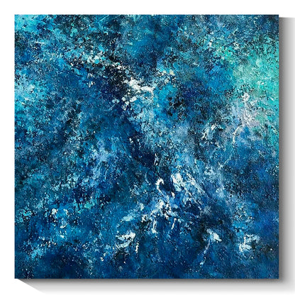 "Stars"Modern abstract wall art, hand-painted oil painting