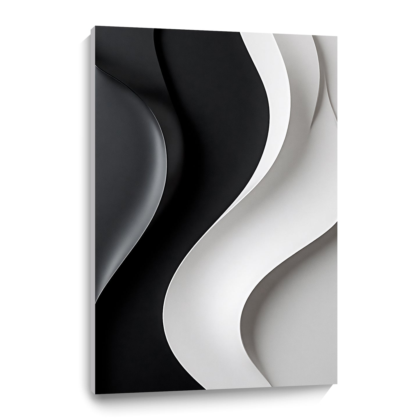 Beige and black Wall Sculptures, 3D Wood Wall Art, Minimalist Wall Hanging Home Decor