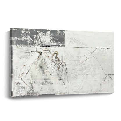 Banner modern abstract wall art, hand-painted oil painting