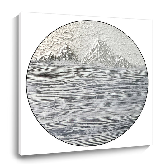 Modern abstract wall art, hand-painted oil painting