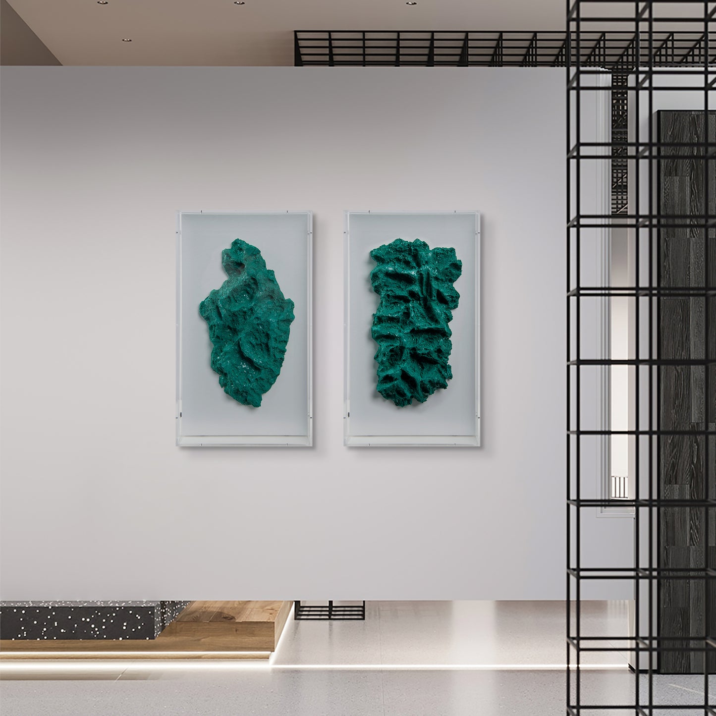 acrylic box decoration 3D wall painting