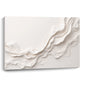 Beige Wall Sculptures, 3D Wood Wall Art, Minimalist Wall Hanging Home Decor
