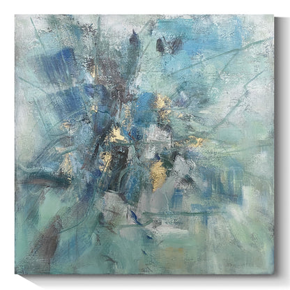 Modern abstract wall art, hand-painted oil painting