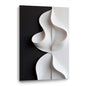 Beige and black Wall Sculptures, 3D Wood Wall Art, Minimalist Wall Hanging Home Decor
