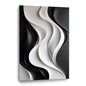 Beige and black Wall Sculptures, 3D Wood Wall Art, Minimalist Wall Hanging Home Decor