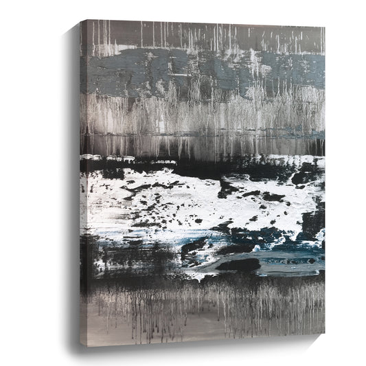 Modern abstract wall art, hand-painted oil painting