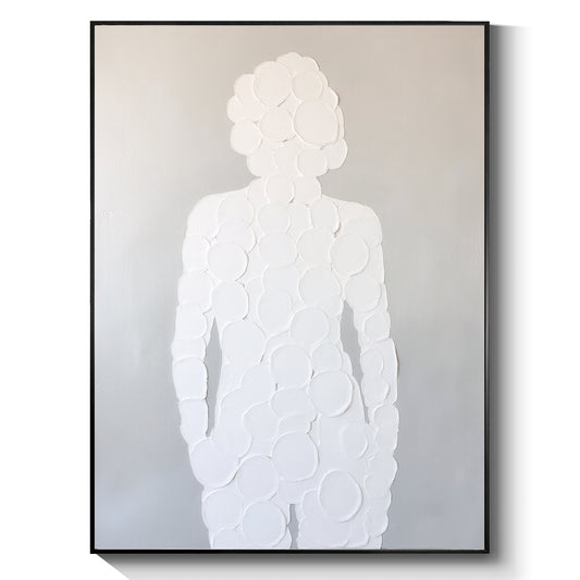 Modern abstract wall art, hand-painted oil painting