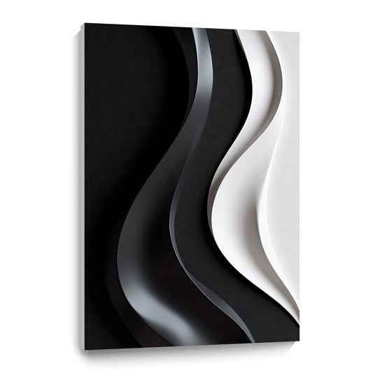 Beige and black Wall Sculptures, 3D Wood Wall Art, Minimalist Wall Hanging Home Decor