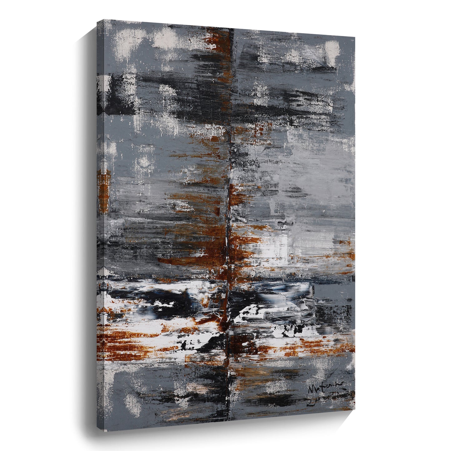 Modern abstract wall art, hand-painted oil painting