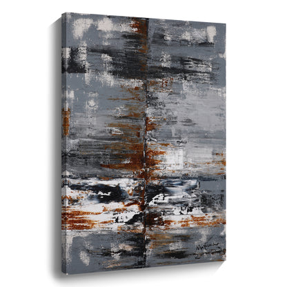 Modern abstract wall art, hand-painted oil painting
