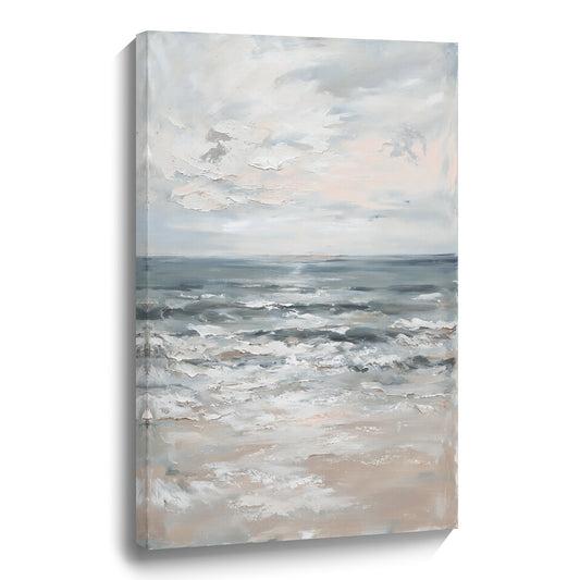 Modern abstract wall art, hand-painted oil painting