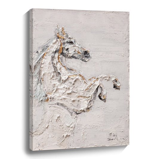 Original animal hand drawn oil painting