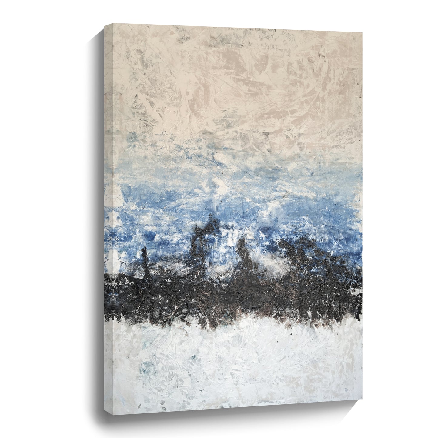 Modern abstract wall art, hand-painted oil painting