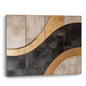 "Black gold" Wall Sculpture 3D Wood Wall Art