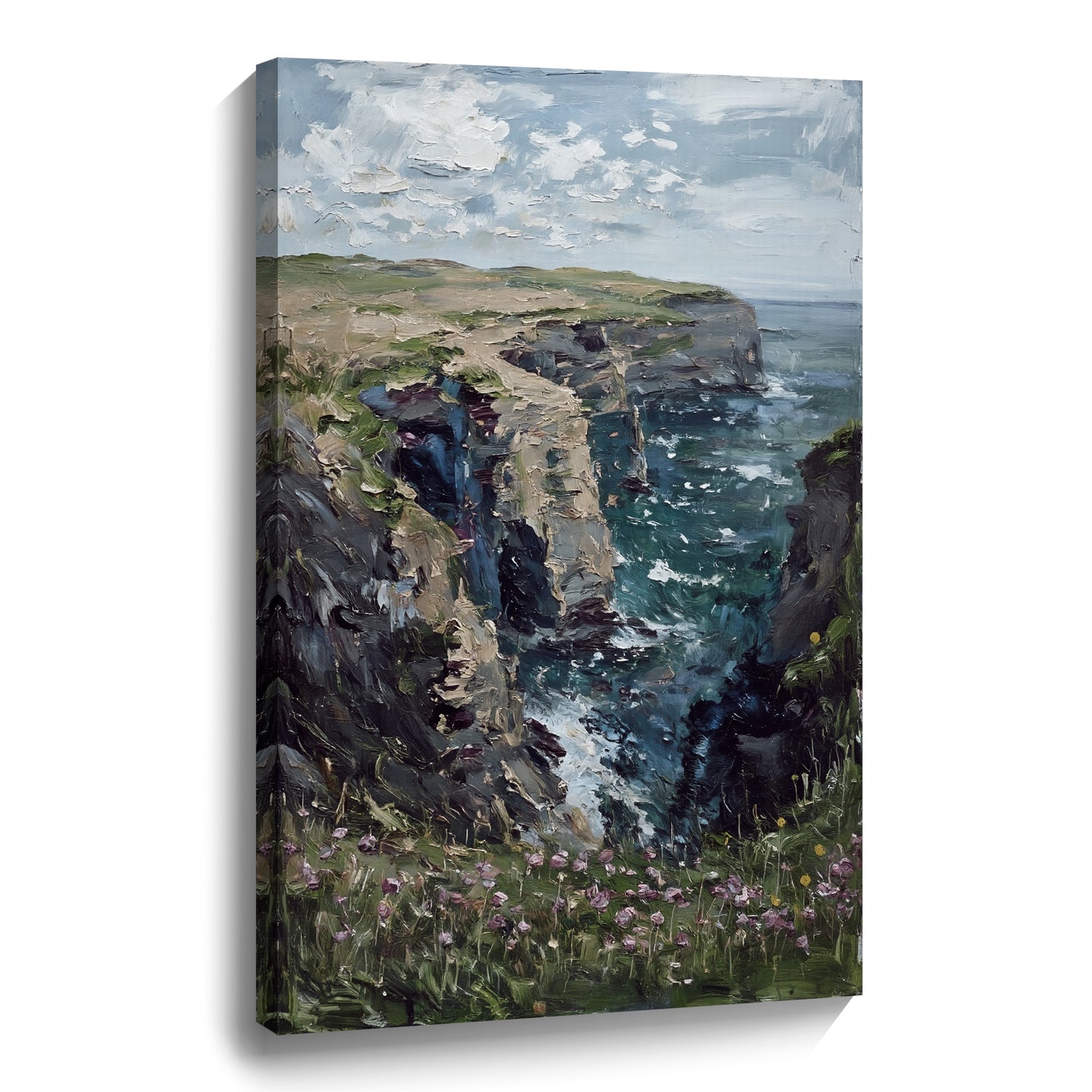 Modern abstract wall art, hand-painted oil painting