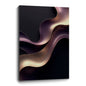Black, purple and brown wall sculptures, 3D wooden wall art, simple wall decoration.