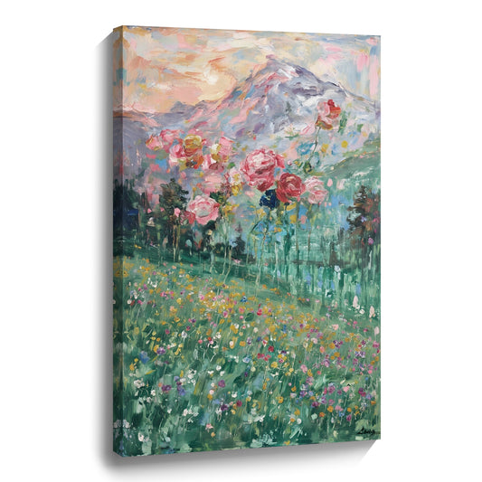 Modern abstract wall art, hand-painted oil painting