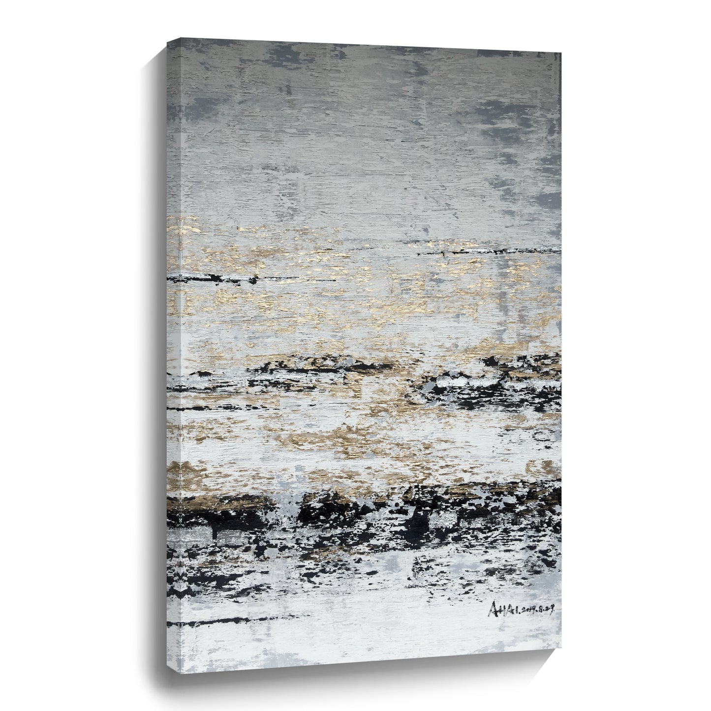 Modern abstract wall art, hand-painted oil painting
