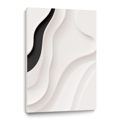 Beige and black Wall Sculptures, 3D Wood Wall Art, Minimalist Wall Hanging Home Decor