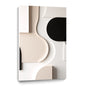 Beige and Brown Black Wall Sculptures, 3D Wood Wall Art, Minimalist Wall Hanging Home Decor