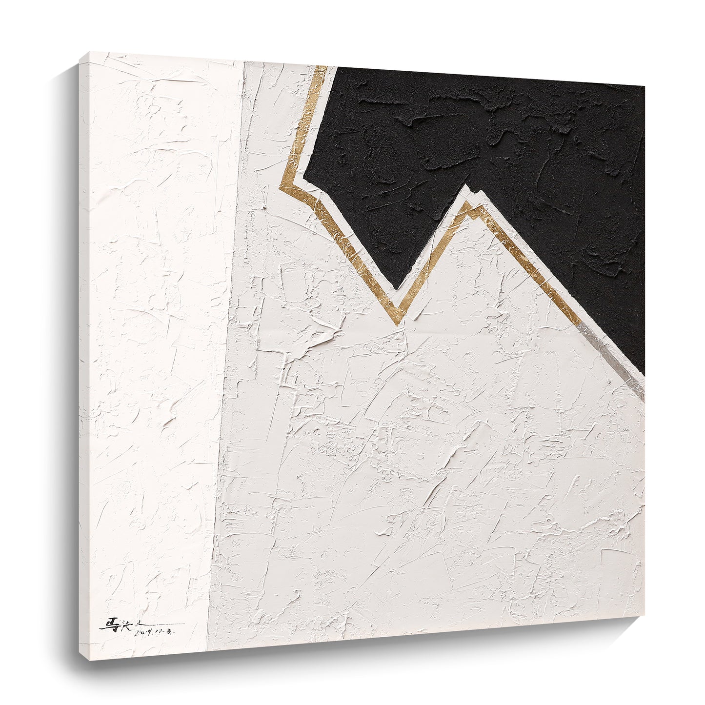 Modern abstract wall art, hand-painted oil painting