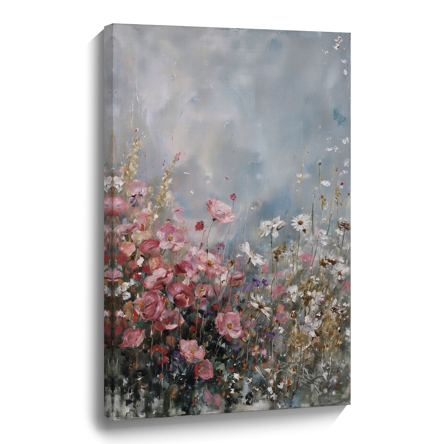 Modern abstract wall art, hand-painted oil painting