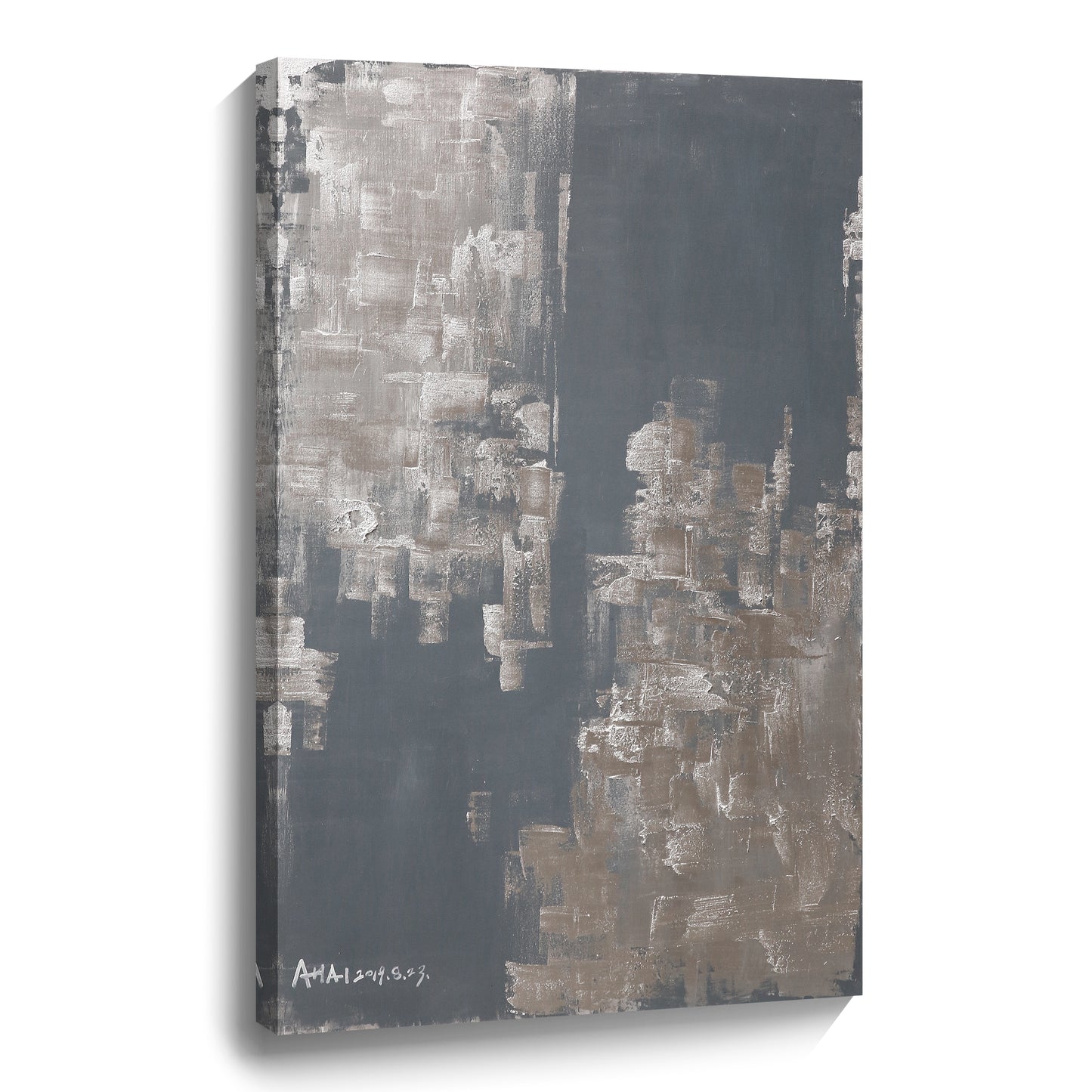 Modern abstract wall art, hand-painted oil painting