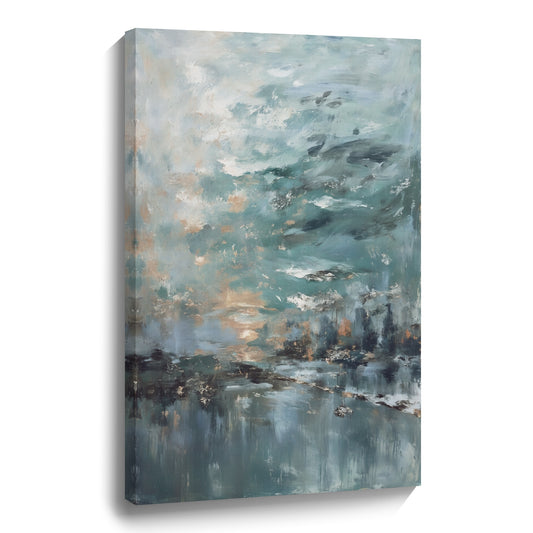 Modern abstract wall art, hand-painted oil painting
