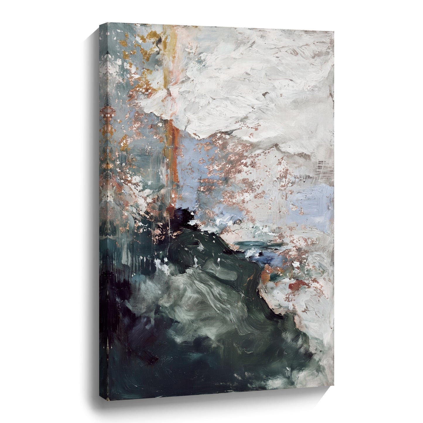 Modern abstract wall art, hand-painted oil painting