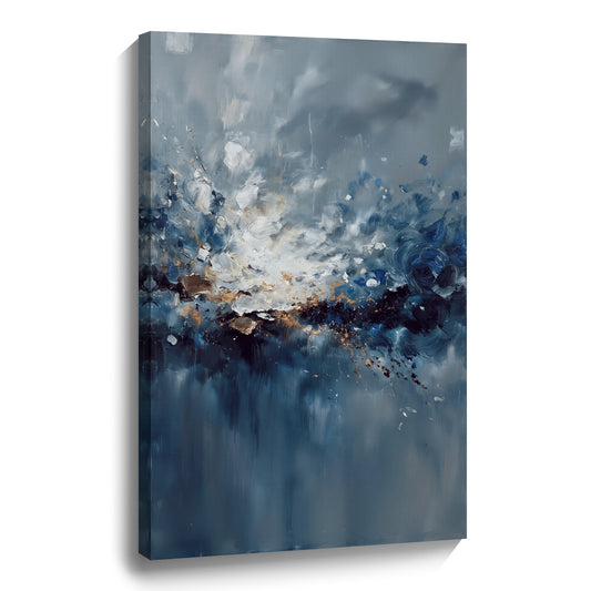 Modern abstract wall art, hand-painted oil painting