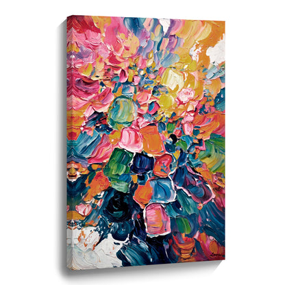 Modern abstract wall art, hand-painted oil painting