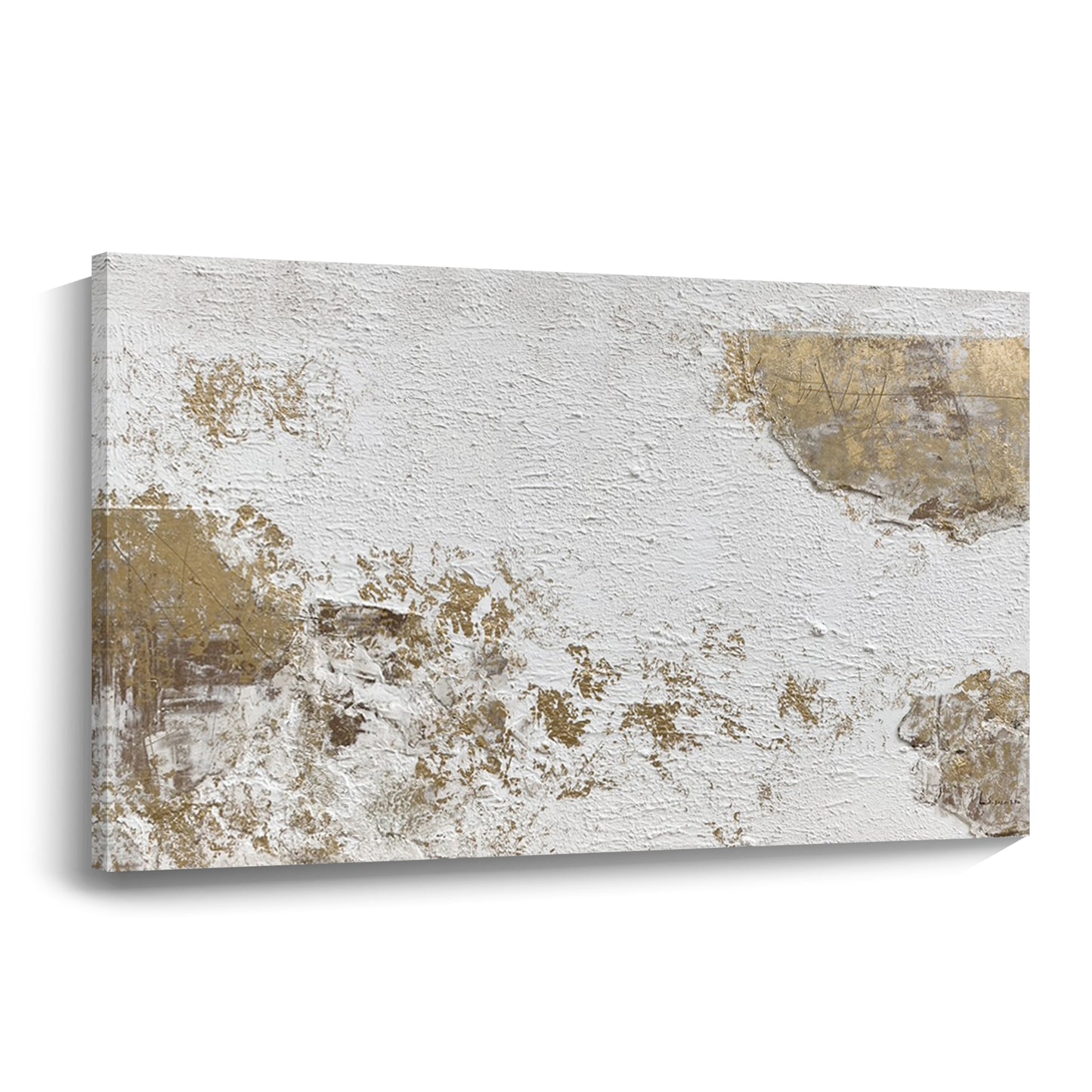 Banner modern abstract wall art, hand-painted oil painting